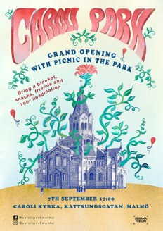 Event poster, Grand opening, Caroli Park, 2018
